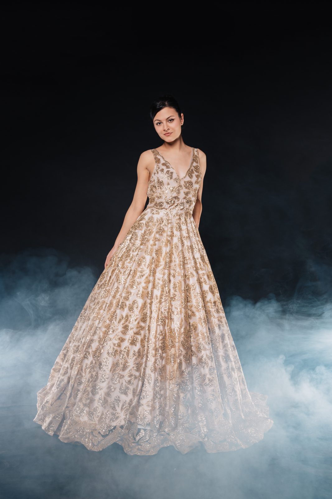 Studio Foto — rochie aurie
