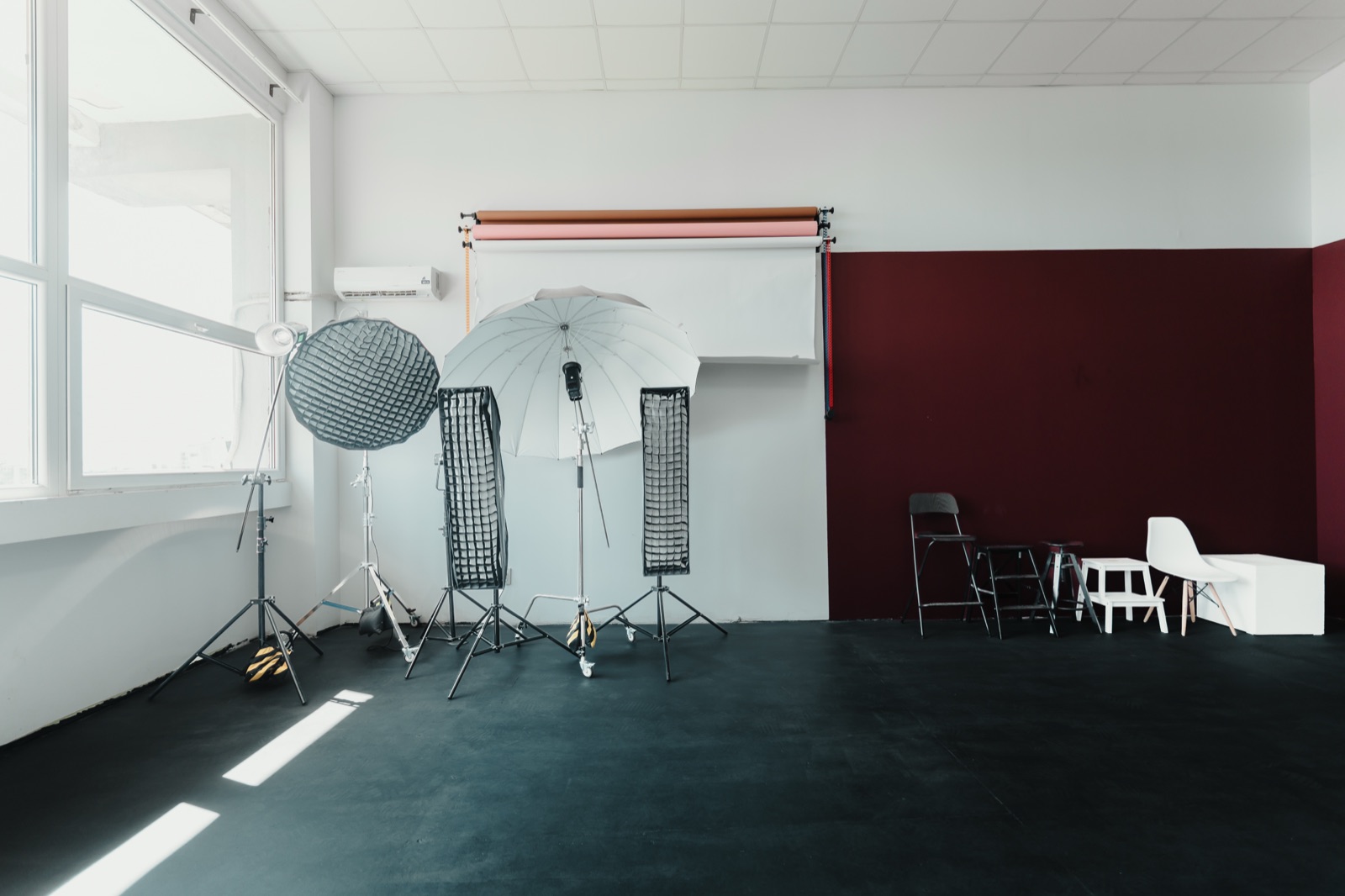 Studio foto 90 m² — vedere de ansamblu